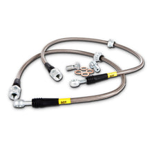 Load image into Gallery viewer, StopTech 06-09 Chevy Trailblazer Stainless Steel Rear Brake Lines
