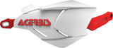 ACERBIS X-FACTORY HANDGUARD WHITE/RED 2634661030