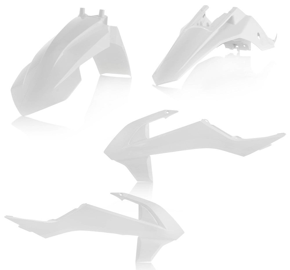ACERBIS PLASTIC KIT WHITE 2449620002-atv motorcycle utv parts accessories gear helmets jackets gloves pantsAll Terrain Depot
