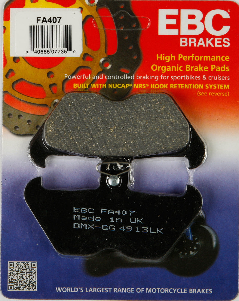 EBC BRAKE PADS FA407-atv motorcycle utv parts accessories gear helmets jackets gloves pantsAll Terrain Depot