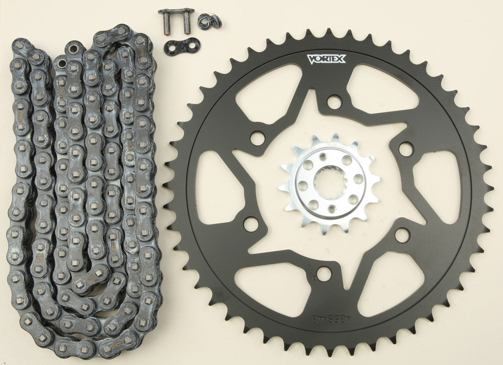 VORTEX SPROCKET/CHAIN KIT BLACK CK4265-atv motorcycle utv parts accessories gear helmets jackets gloves pantsAll Terrain Depot