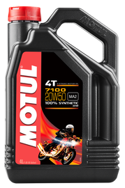 MOTUL 7100 SYNTHETIC OIL 20W50 4-LITER 104104