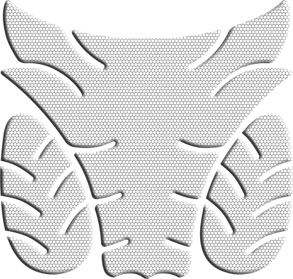 KEITI TANK PAD (CLEAR HONEYCOMB) KT6000C