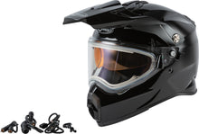 Load image into Gallery viewer, AT-21S SNOW HELMET W/ELECTRIC SHIELD BLACK XS-atv motorcycle utv parts accessories gear helmets jackets gloves pantsAll Terrain Depot