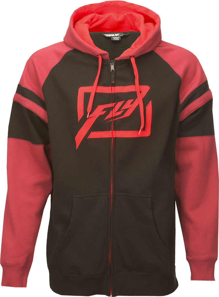 FLY RACING THRESHOLD HOODIE BLACK/BURGANDY 2X 354-62722X-atv motorcycle utv parts accessories gear helmets jackets gloves pantsAll Terrain Depot