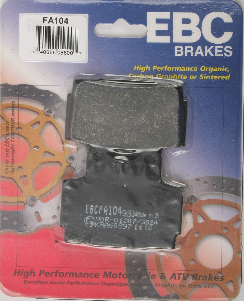 EBC BRAKE PADS FA104-atv motorcycle utv parts accessories gear helmets jackets gloves pantsAll Terrain Depot
