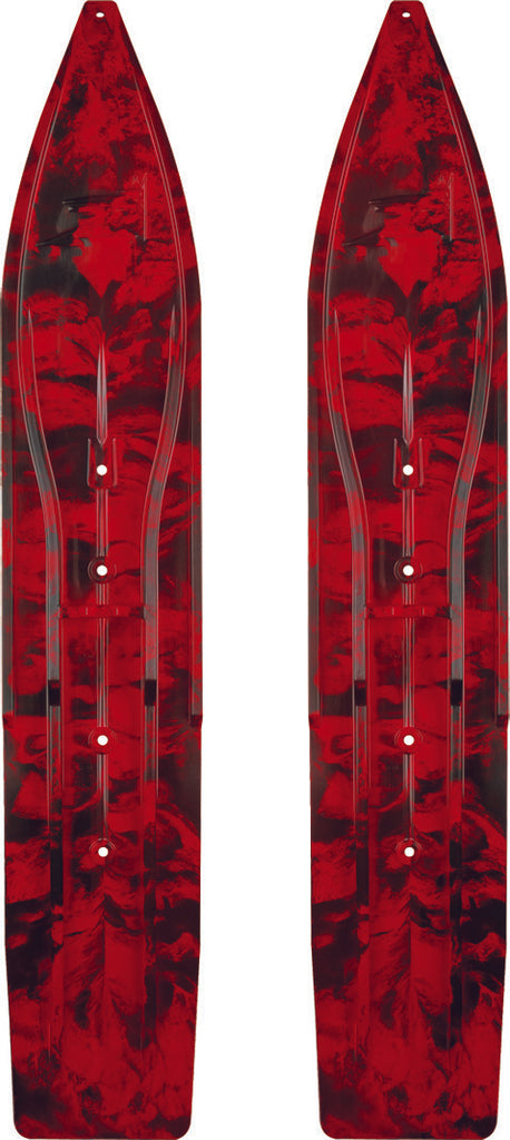 SLYDOG PR/ SLY DOG POWDERHOUND SKI 8" SWIRL BLACK/RED PH8SWRBLKRED
