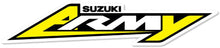 Load image into Gallery viewer, D'COR SUZUKI ARMY 4" DECAL 40-40-200