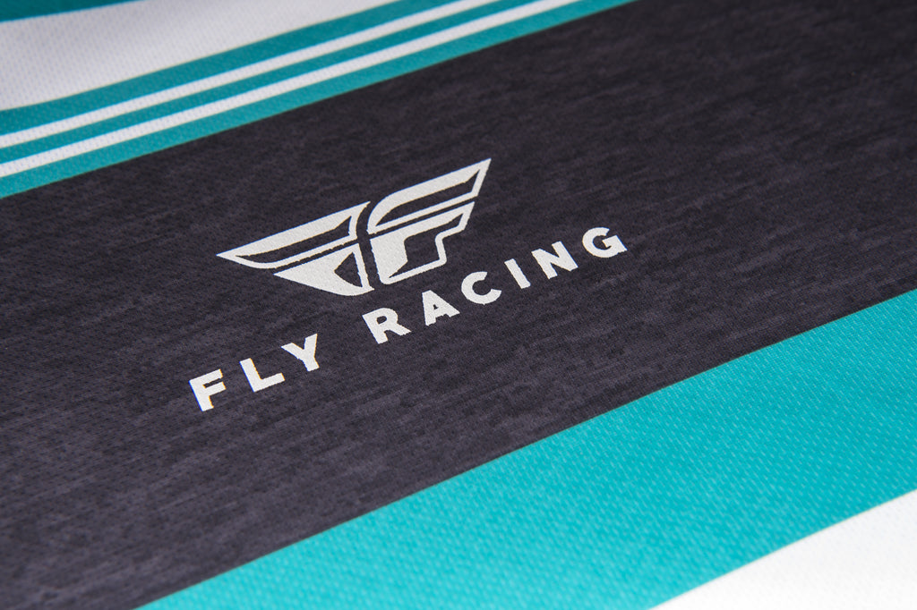 FLY RACING RIPA 3/4 JERSEY TEAL/HEATHER/WHITE 2X 352-07782X