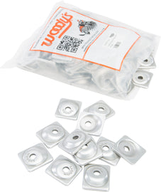 WOODYS ANGLED DOUBLE DIGGER SUPPORT PLATE SINGLE STUD 5/16