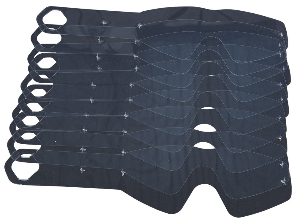 FLY RACING 2018 GOGGLE TEAR-OFFS 10/PK ADULT MXG-26 ADULT TEAR-atv motorcycle utv parts accessories gear helmets jackets gloves pantsAll Terrain Depot