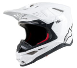 ALPINESTARS S.TECH S-M10 SOLID HELMET WHITE SM 8300319-2180-S