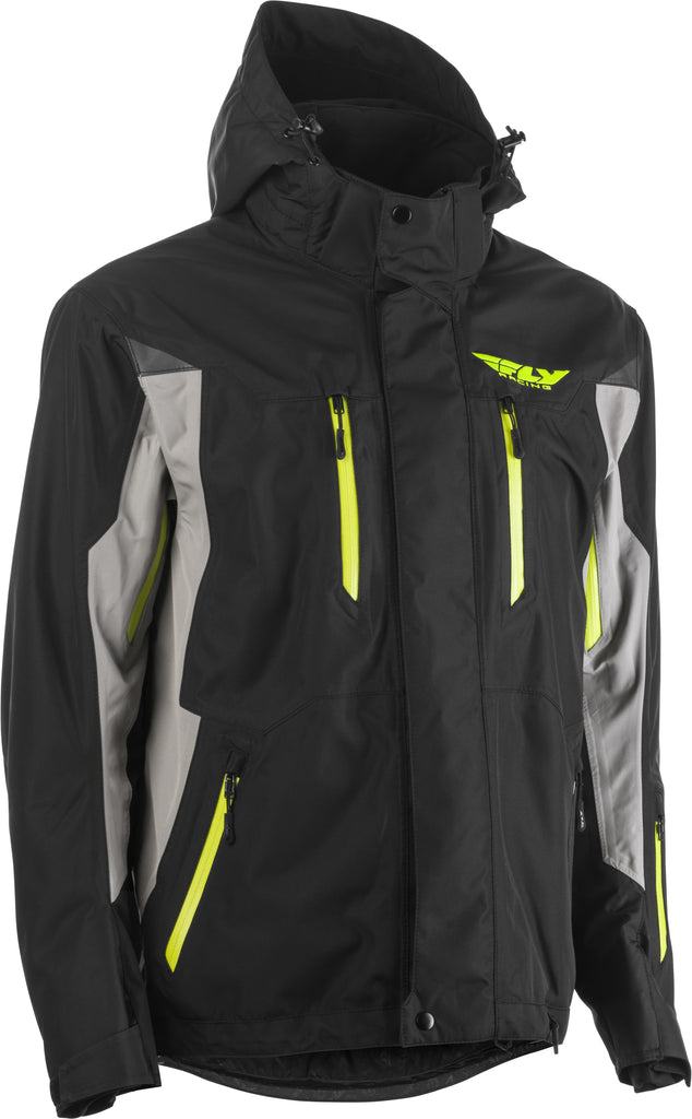 FLY RACING FLY INCLINE JACKET GREY/BLACK MD 470-4102M