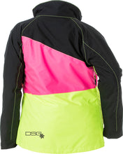 Load image into Gallery viewer, DIVAS VERGE JACKET BLACK/PINK/YELLOW 2X 51243