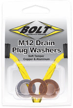 Load image into Gallery viewer, BOLT CRUSH WASHERS 12X20MM 10/PK 5 ALUMINUM &amp; 5 COPPER DPWM12.20-10