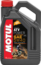 Load image into Gallery viewer, MOTUL ATV POWER 4T 5W40 4LT 105898