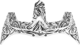 FLY RACING REVOLT REAR SPOILER INK & NEEDLE WHITE 73-88453