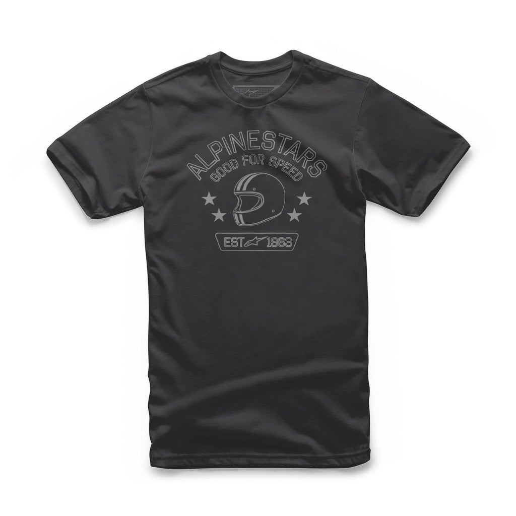 ALPINESTARS YOUTH SCHOOL TEE BLACK/GREEN SM 3038-72012-1060-S