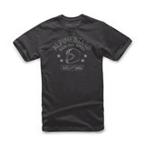 ALPINESTARS YOUTH SCHOOL TEE BLACK/GREEN SM 3038-72012-1060-S