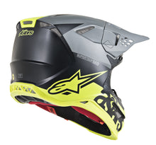 Load image into Gallery viewer, ALPINESTARS S.TECH S-M8 RADIUM HELMET BLACK/GREY/YELLOW MD 8301519-1305-M