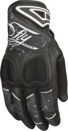 FLY RACING WOMEN'S VENUS GLOVES BLACK/GREY MD #5884 476-6120~3-atv motorcycle utv parts accessories gear helmets jackets gloves pantsAll Terrain Depot