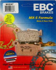 EBC BRAKE PADS MXS367-atv motorcycle utv parts accessories gear helmets jackets gloves pantsAll Terrain Depot