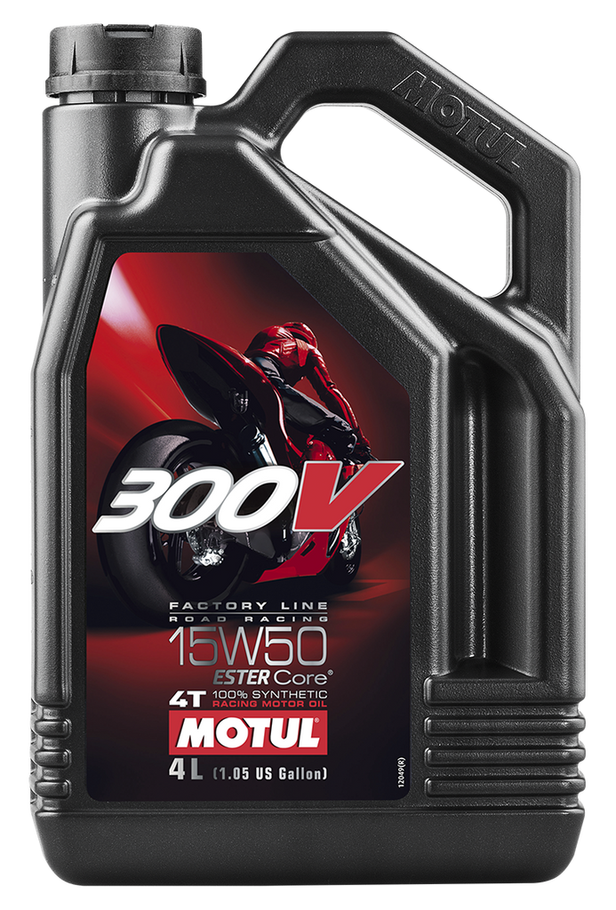 MOTUL 300V 4T COMPETITION SYNTHETIC OIL 15W50 4-LITER 104129