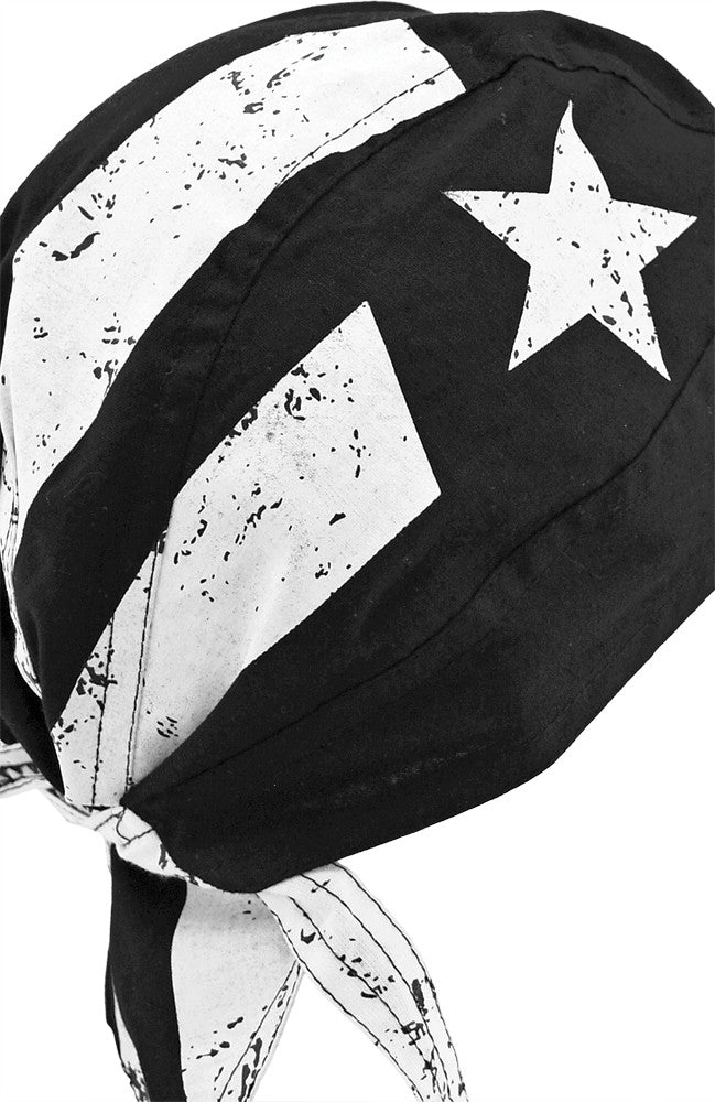 ZAN FLYDANNA VINTAGE AMERICAN BLACK/WHITE FLAG Z903-atv motorcycle utv parts accessories gear helmets jackets gloves pantsAll Terrain Depot