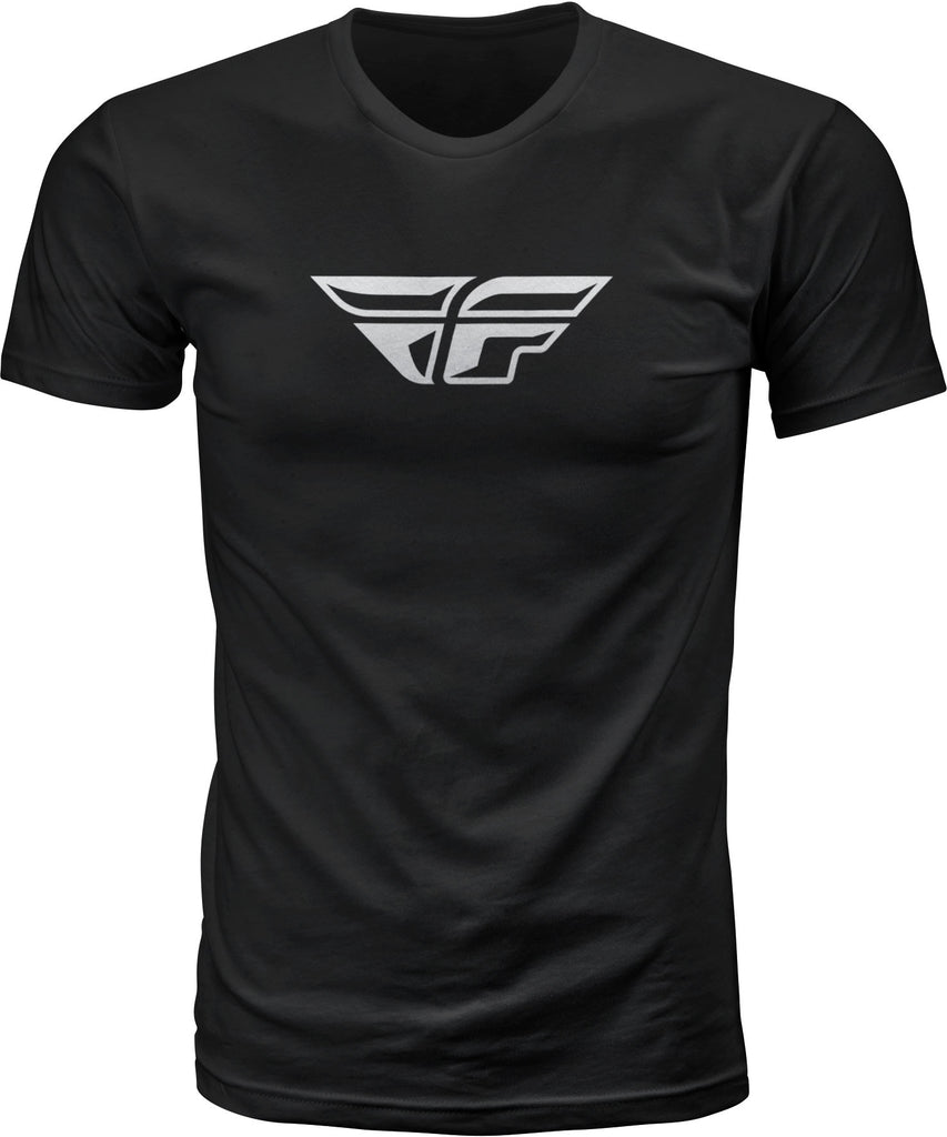 FLY RACING FLY F-WING TEE BLACK SM 352-0610S-atv motorcycle utv parts accessories gear helmets jackets gloves pantsAll Terrain Depot