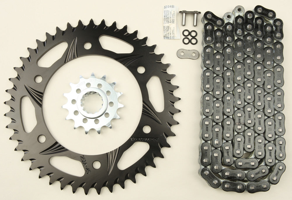 VORTEX SPROCKET/CHAIN KIT BLACK CK6335-atv motorcycle utv parts accessories gear helmets jackets gloves pantsAll Terrain Depot