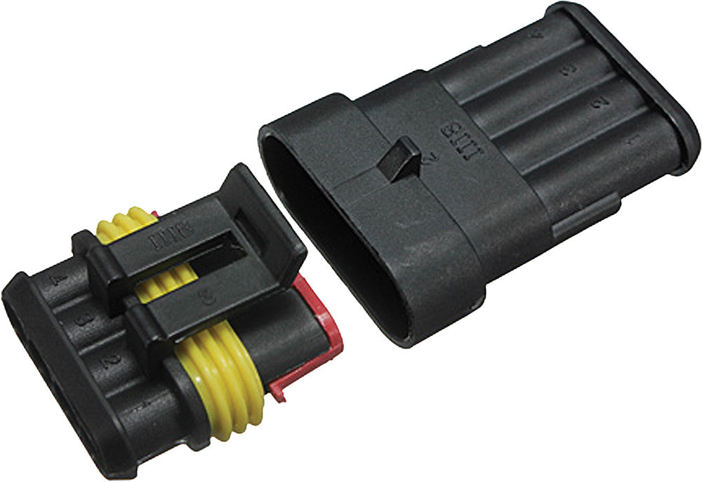 DOBECK CONNECTOR KIT 4 PIN AMP 99CK004A-atv motorcycle utv parts accessories gear helmets jackets gloves pantsAll Terrain Depot