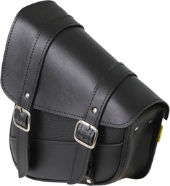 WILLIE & MAX BLACK SYN LEATHER SWINGARM BAG 10.5