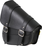 WILLIE & MAX BLACK SYN LEATHER SWINGARM BAG 10.5