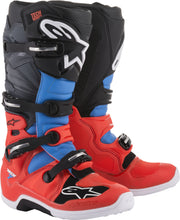 Load image into Gallery viewer, ALPINESTARS TECH 7 BOOTS RED/GREY/BLACK SZ 16 2012014-3711-16