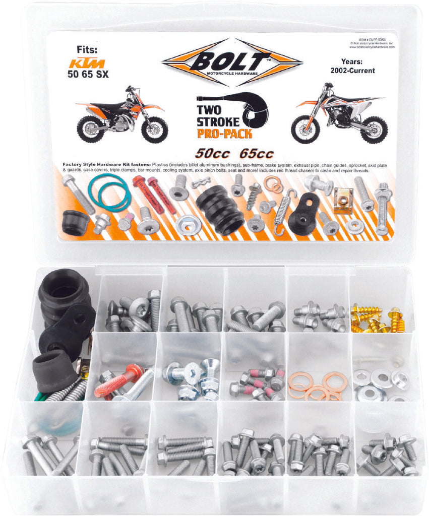 BOLT EURO STYLE TWO STROKE PRO-PACK EUPP-50/65