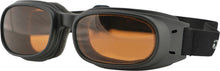 Load image into Gallery viewer, BOBSTER PISTON SUNGLASSES W/AMBER LENS BPIS01A-atv motorcycle utv parts accessories gear helmets jackets gloves pantsAll Terrain Depot