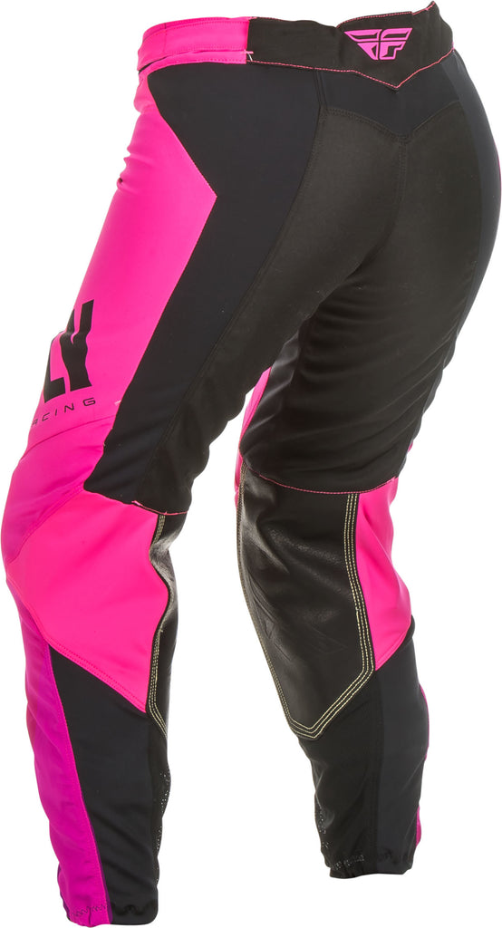 FLY RACING WOMEN'S LITE RACE PANTS NEON PINK/BLACK SZ 00/02 372-63804