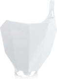 ACERBIS FRONT NUMBER PLATE WHITE 2630680002