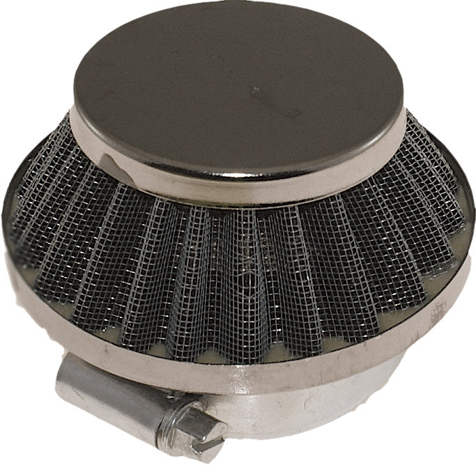 MOGO PARTS AIR FILTER 42MM 1.7" WIRE MESH SHORT CONE 06-0432