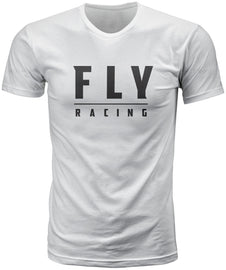 FLY RACING FLY LOGO TEE WHITE SM 352-1245S