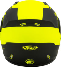 Load image into Gallery viewer, GMAX MD-04 MODULAR ARTICLE HELMET MATTE HI-VIS/BLACK MD G1042745
