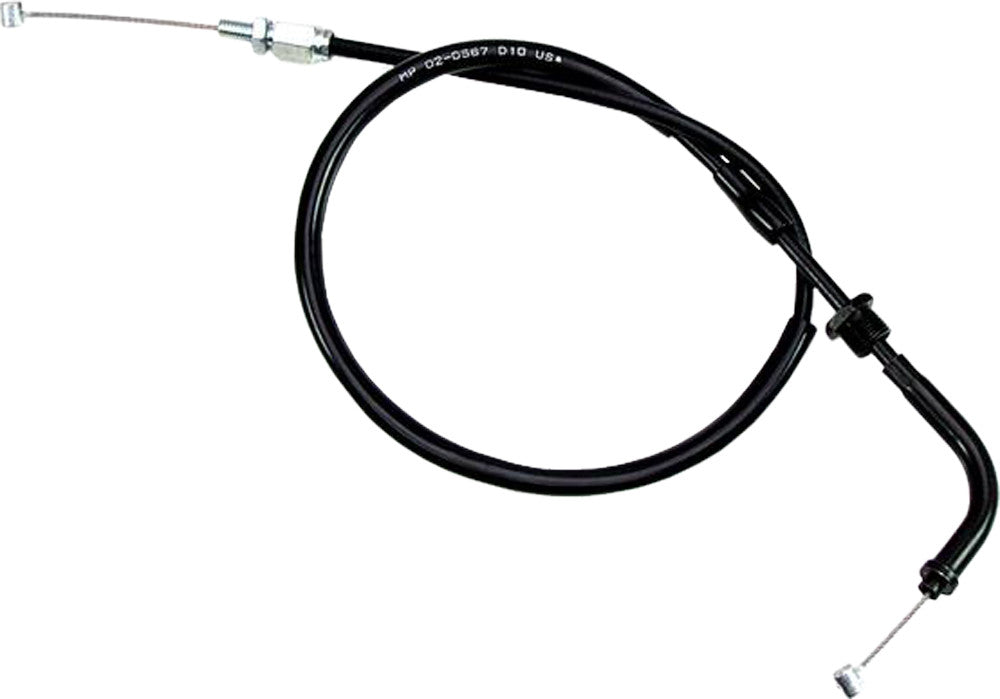 MOTION PRO BLACK VINYL THROTTLE PUSH CABLE 02-0567