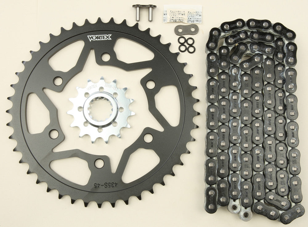 VORTEX SPROCKET/CHAIN KIT BLACK CK6354-atv motorcycle utv parts accessories gear helmets jackets gloves pantsAll Terrain Depot