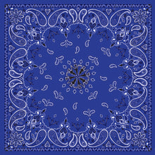 Load image into Gallery viewer, ZAN BANDANNA NAVY PAISLEY B002-atv motorcycle utv parts accessories gear helmets jackets gloves pantsAll Terrain Depot