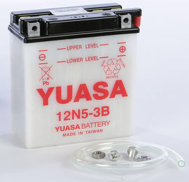 YUASA BATTERY 12N5-3B CONVENTIONAL YUAM2253B-atv motorcycle utv parts accessories gear helmets jackets gloves pantsAll Terrain Depot