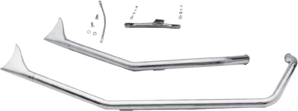 PAUGHCO UPSWEEP FISHTAIL PIPE SET EVO 716B2F