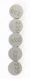 K&L VALVE SHIMS 2.35MMX13MM 5/PK 13-7686