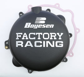 BOYESEN FACTORY RACING CLUTCH COVER BLACK CC-42B