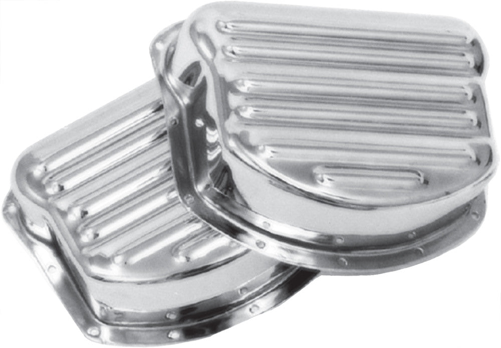 PAUGHCO PANHEAD ROCKER ARM COVERS RIBBED 2/PK 765A