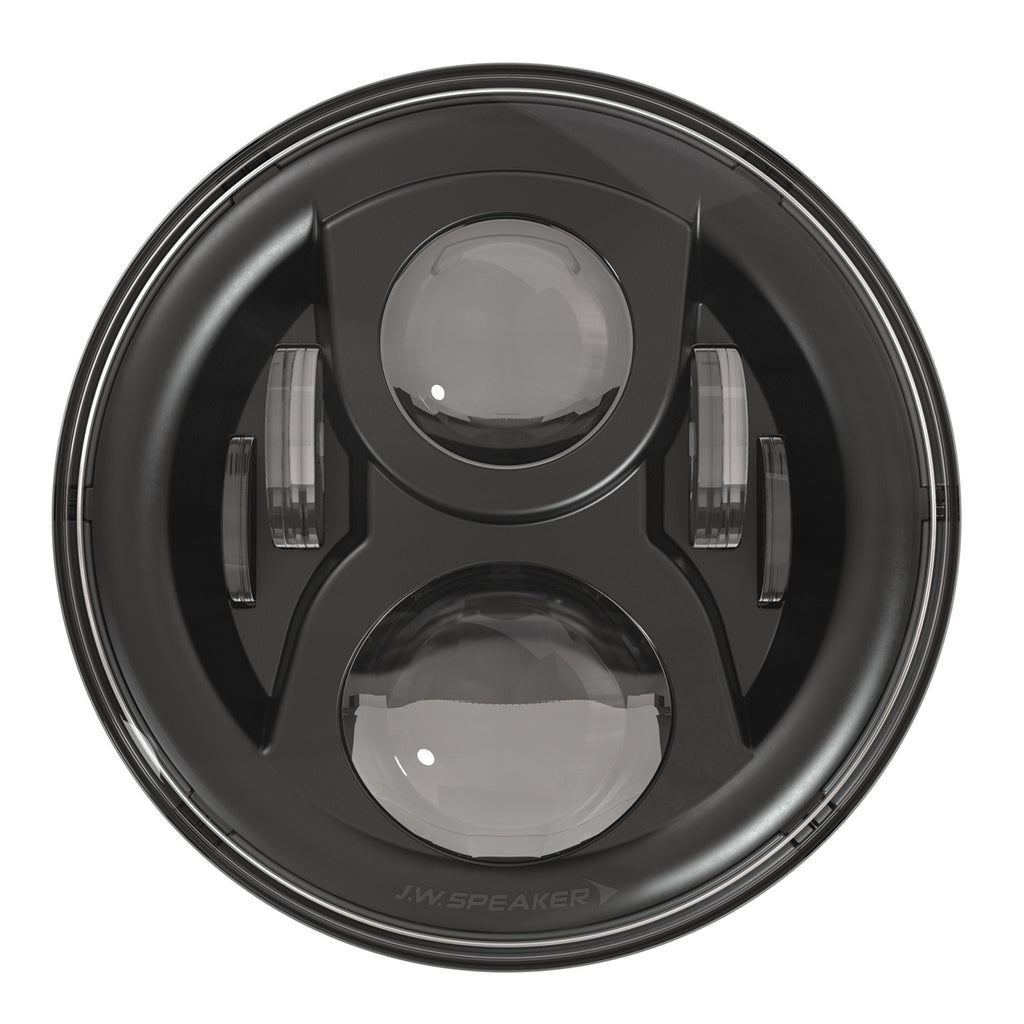 JW SPEAKER 8700 EV2-S HEADLAMP 7" BLK BEZEL W/MOUNT RING 554981